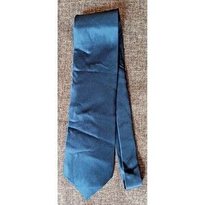 Tie 70s 80s 90s Y2K Mens Di Mossio Silk Blue 3.75 Wide 58 Long